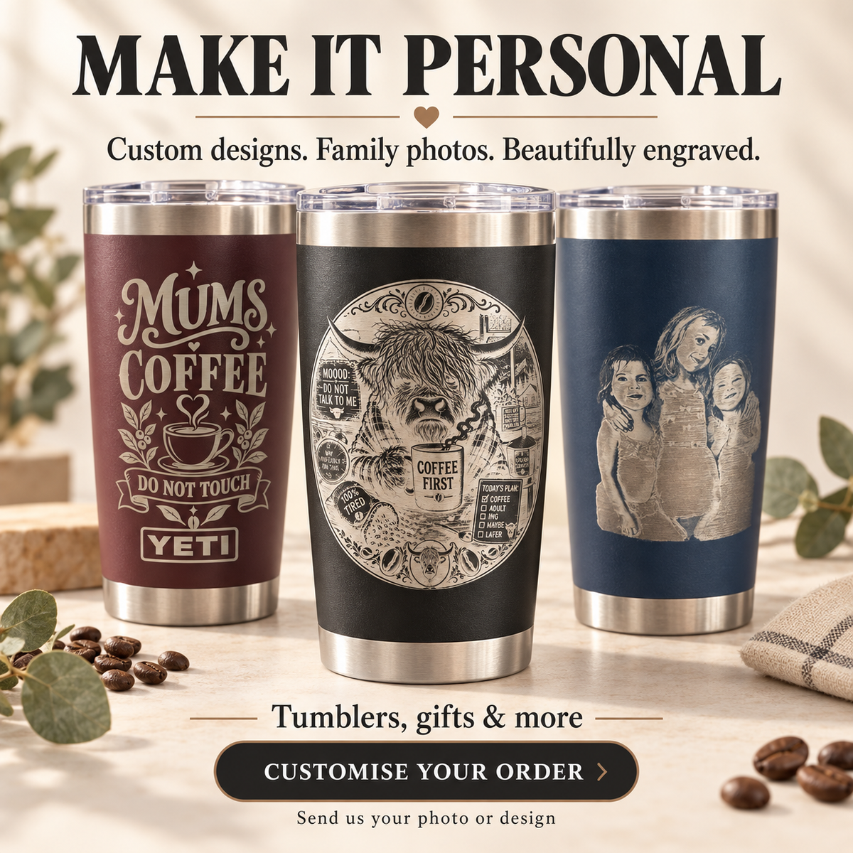 Your Memories. Your Design. Beautifully Engraved.