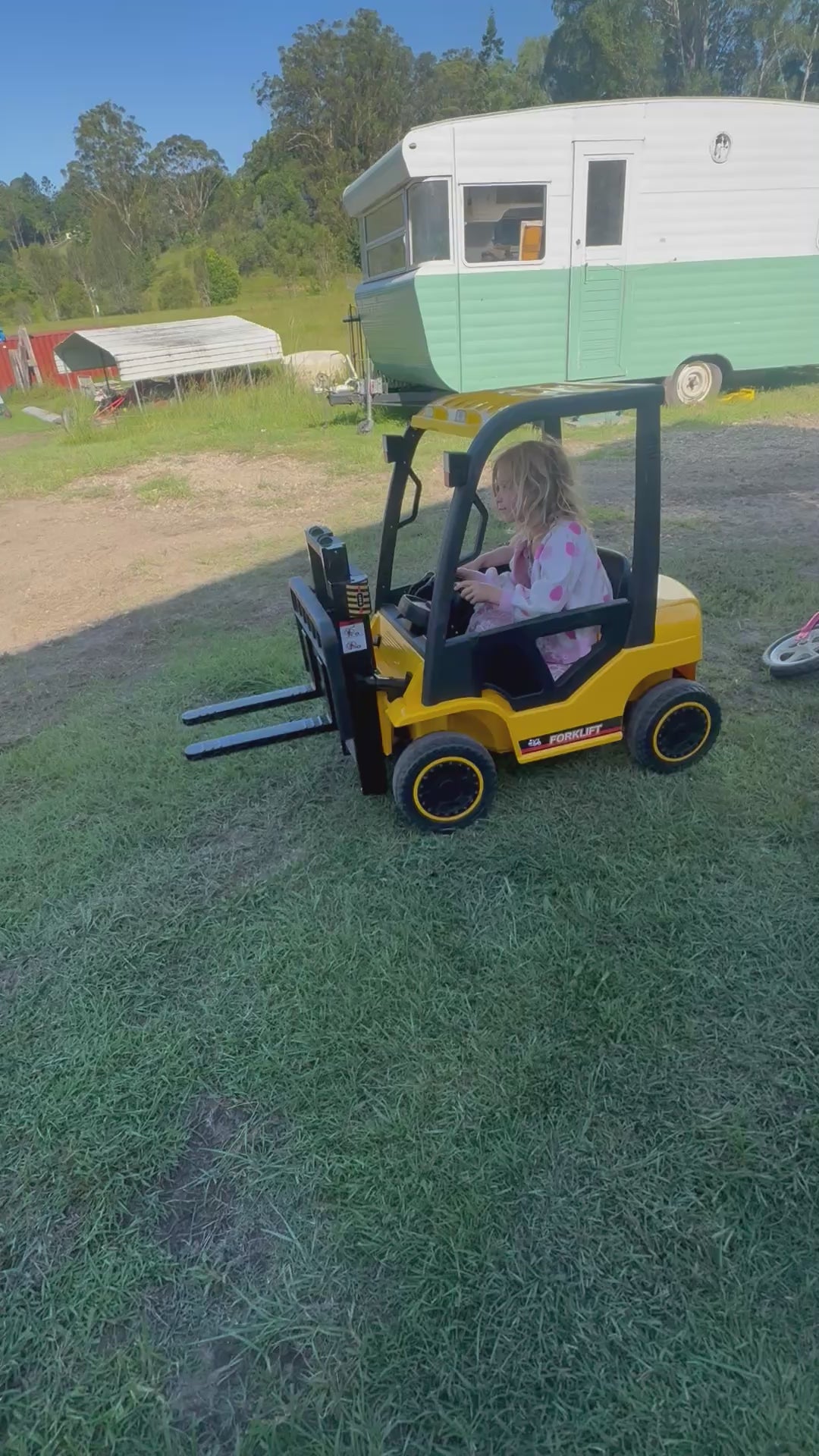 Kids Ride on Electric Forklift, Lift Truck 12v